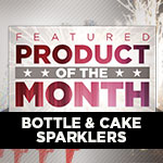 Featured Product of the Month - Bottle & Cake Sparklers