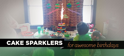 Cake Sparklers: For Awesome Birthdays