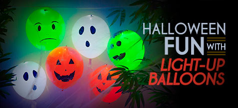 Halloween Fun with Light-Up Balloons