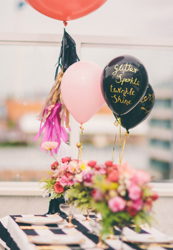 Balloon with writing for easy party planning