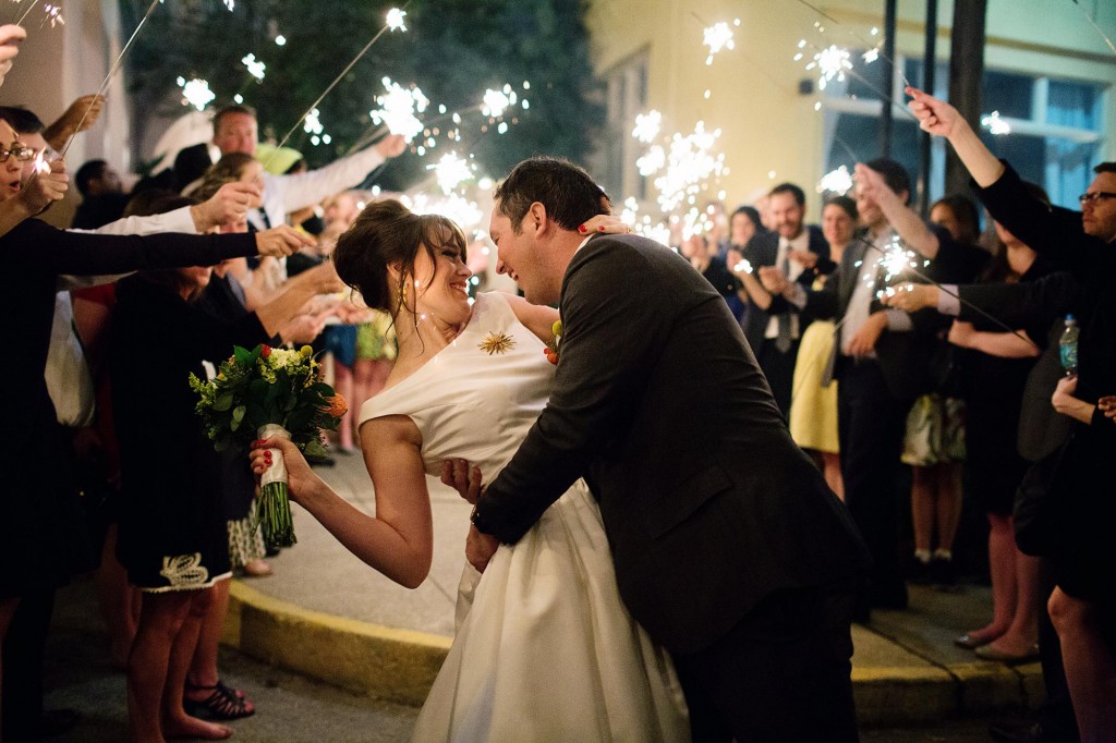 Katie & Dan's Wedding Exit | Photo by Christina Karst Photography