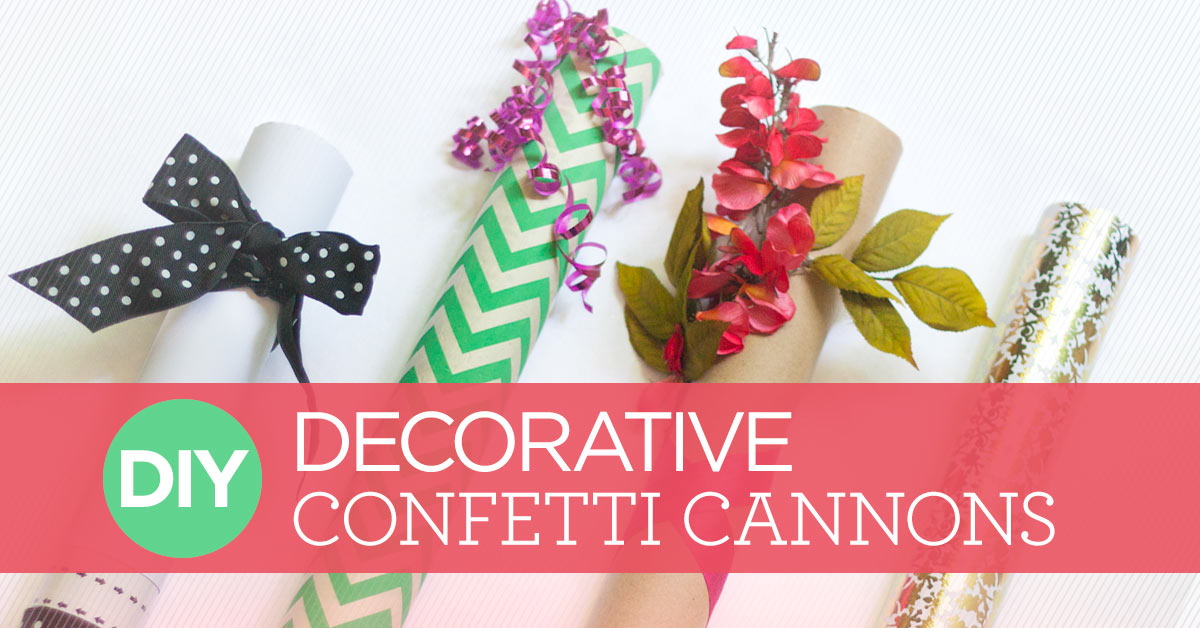 Canon à confettis DIY - Blog DécoClem Around The Corner