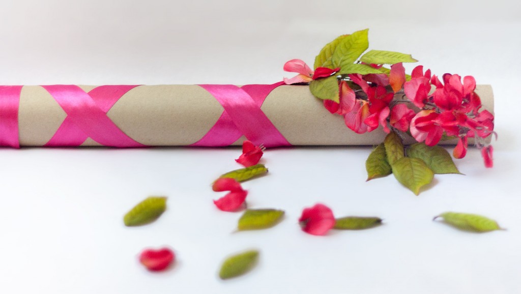 Floral Decorated Confetti Cannon