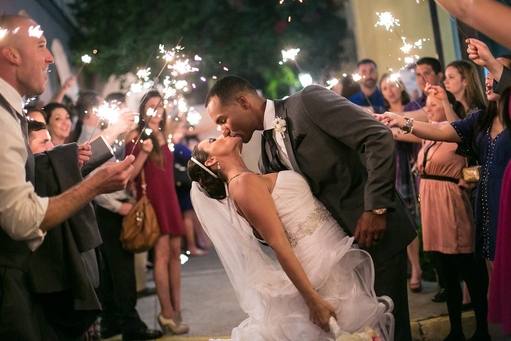 How to Photograph a Wedding Sparkler Exit Superior
