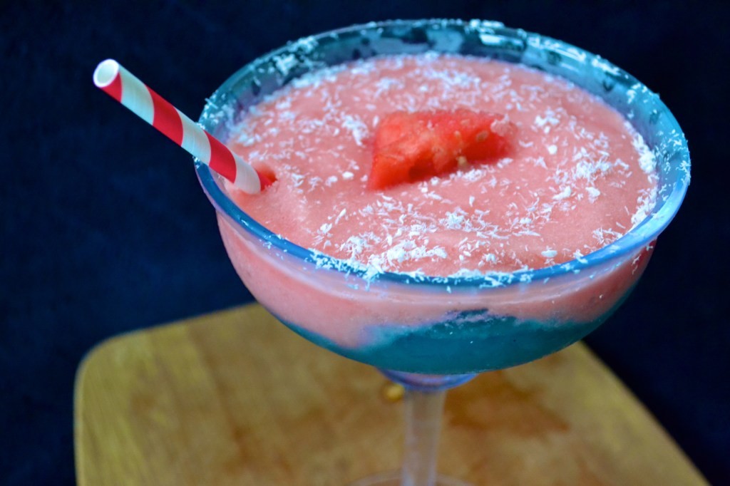 Watermelon Blueberry Coconut Daiquiri