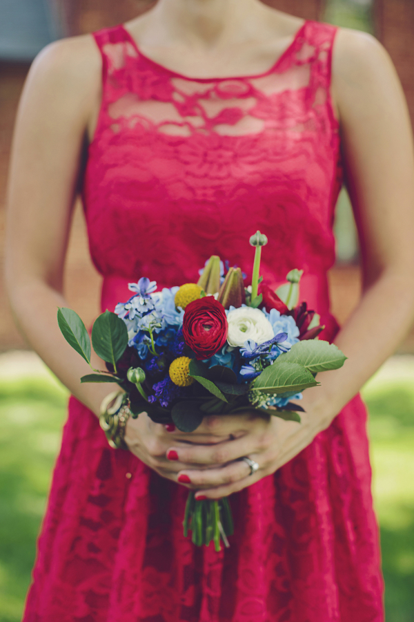 4th of July themed wedding flowers