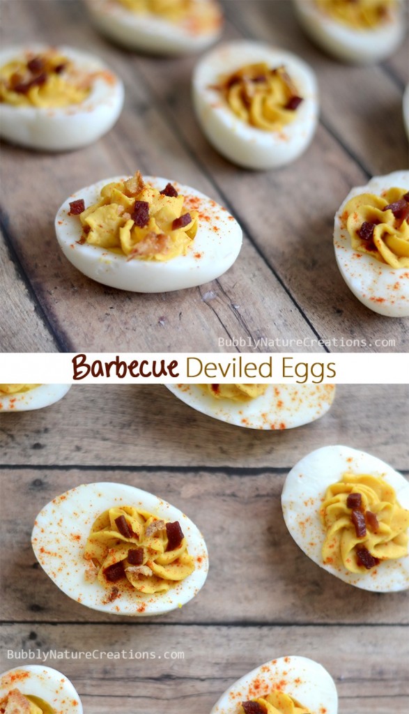 BBQ Deviled Eggs are PERFECT for your July 4th Feast!
