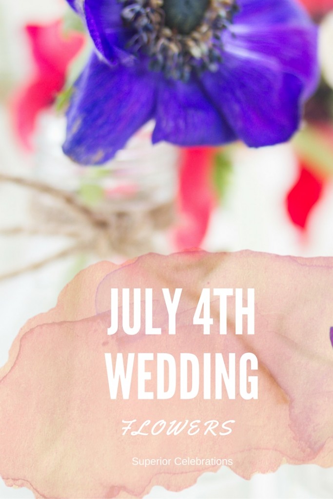 4th of July Wedding Flowers and Inspiration