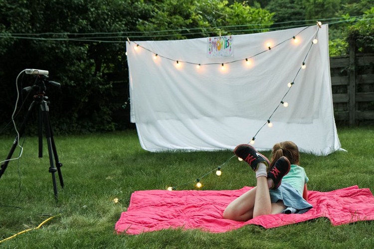 DIY Outdoor Movie Theater 14