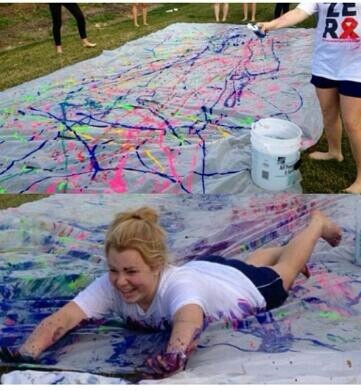 Paint slip n slide