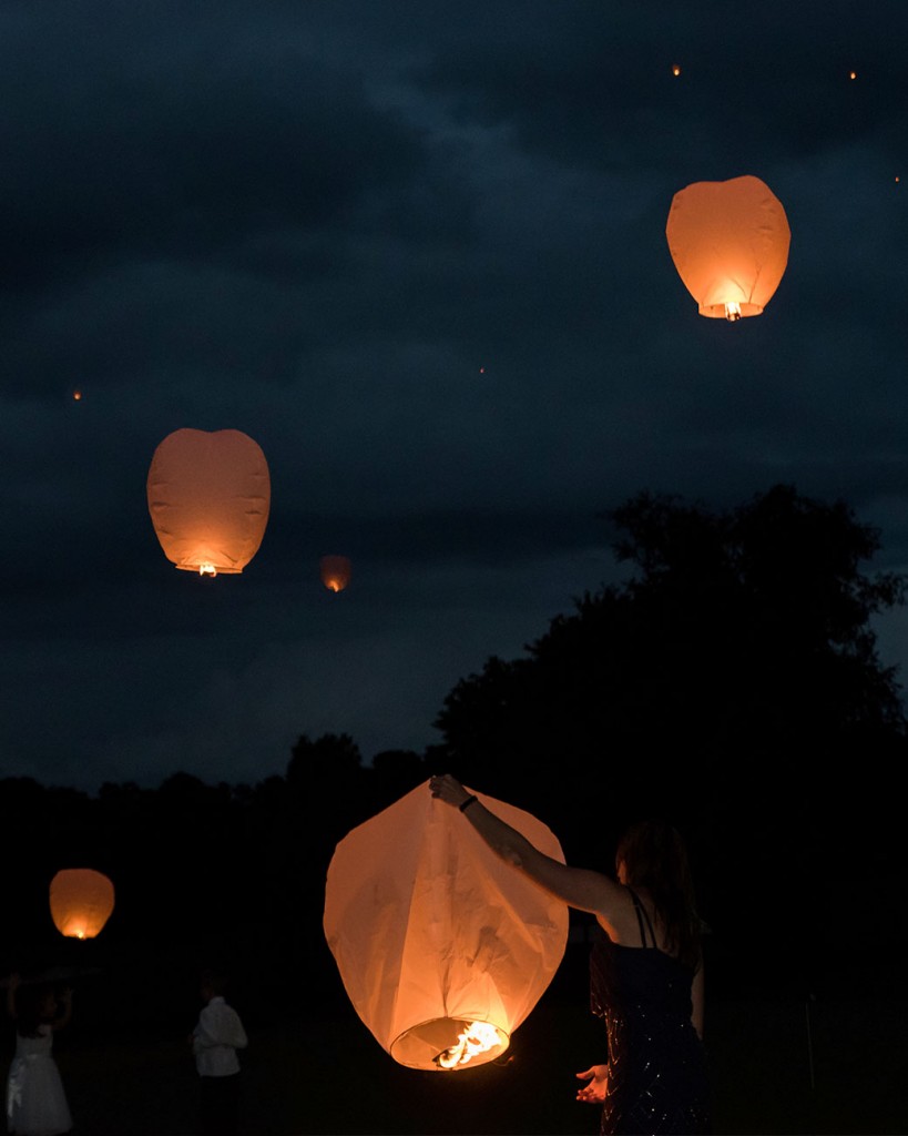 White Sky Lanterns