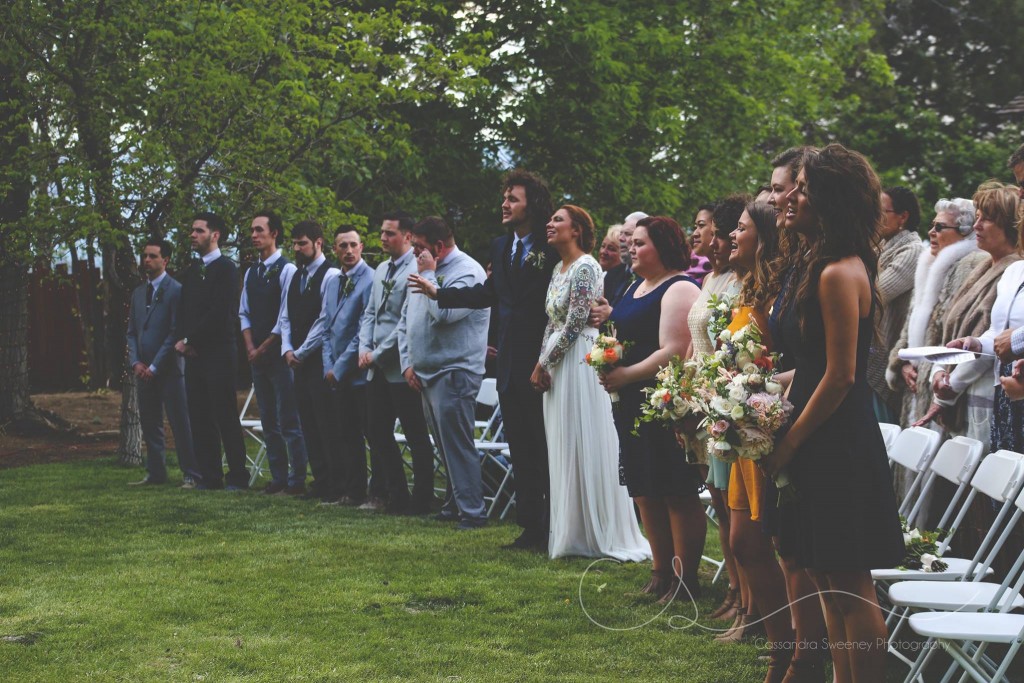 Worship during a wedding ceremony