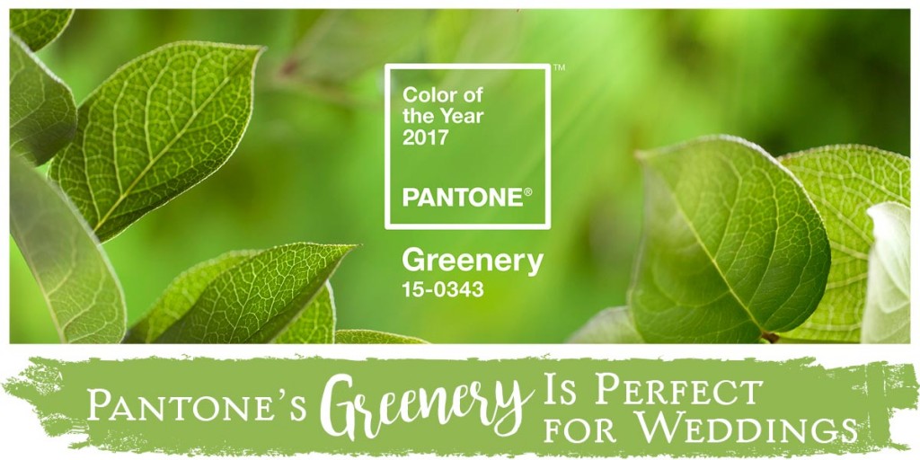 Why Pantone's Greenery Is Perfect for Weddings
