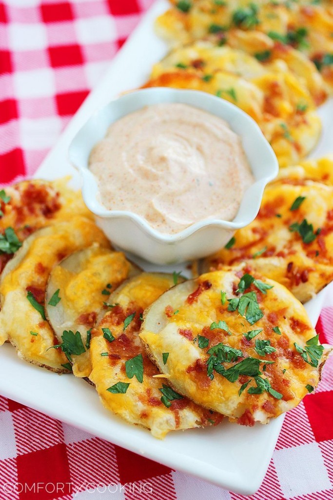 Cheesy Bacon Oven Chips