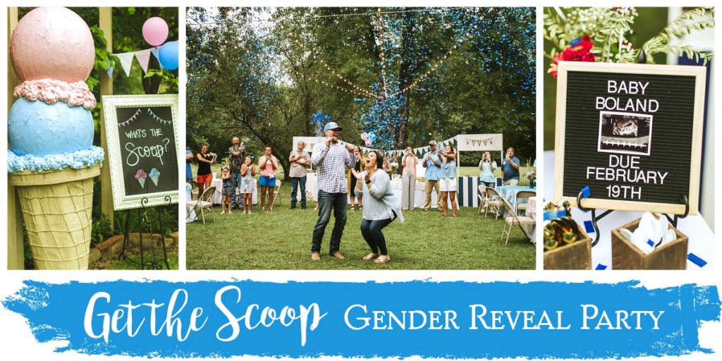 "Get the Scoop" Gender Reveal Party