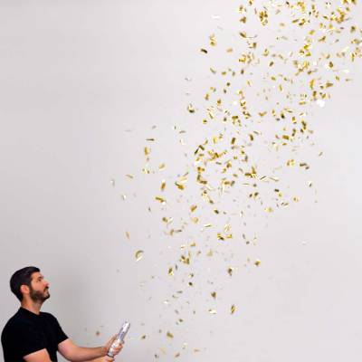 Orange Paper Confetti - 1 KG Bag: Superior Celebrations