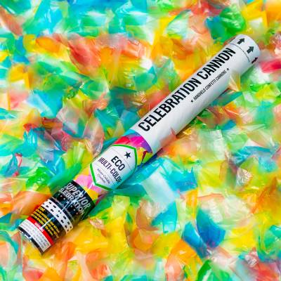 Multi-Color Wedding Confetti Cannon: Image 1