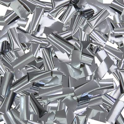 Silver Metallic Confetti Cannon: Image 2