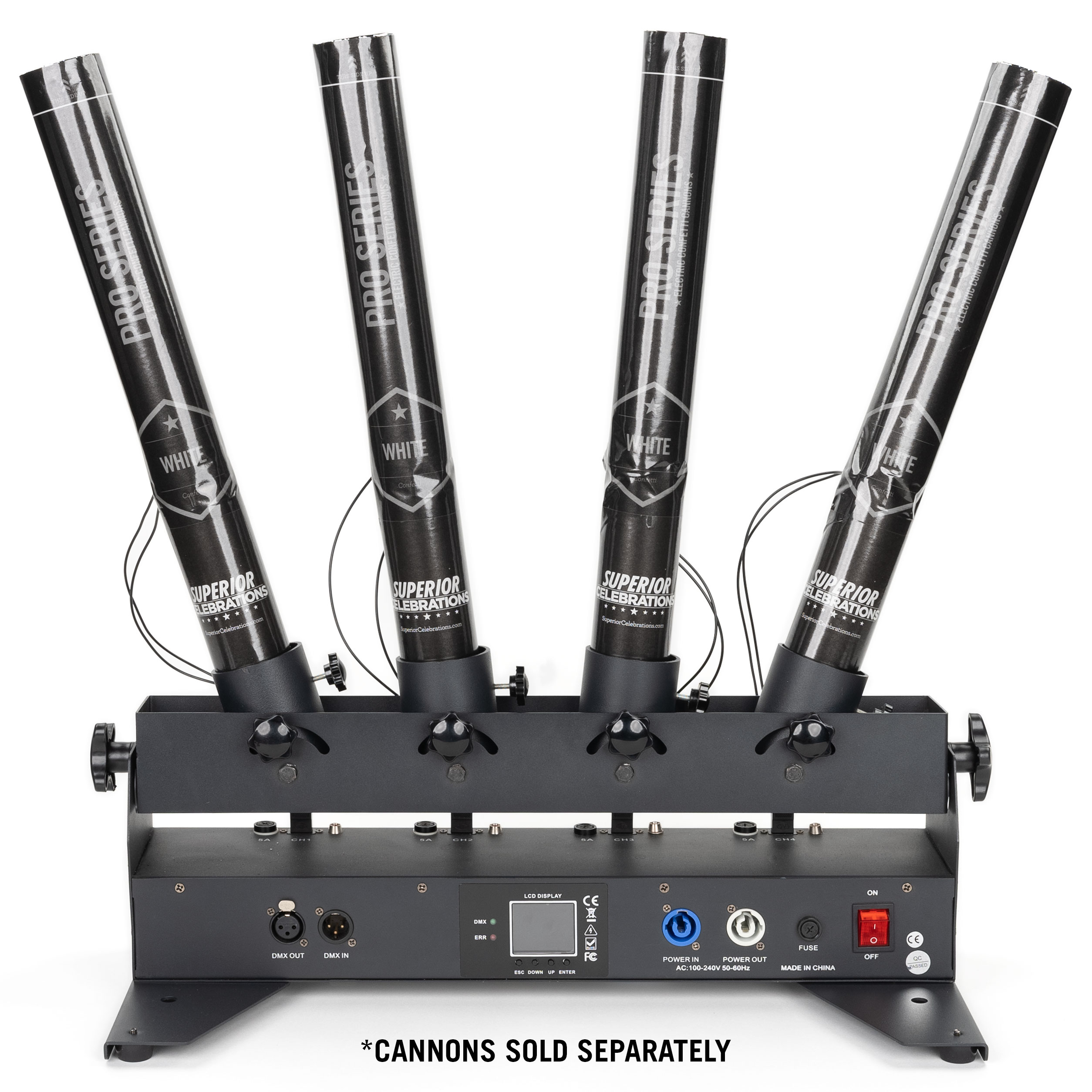 4Shot Electric Confetti Launcher Superior Celebrations