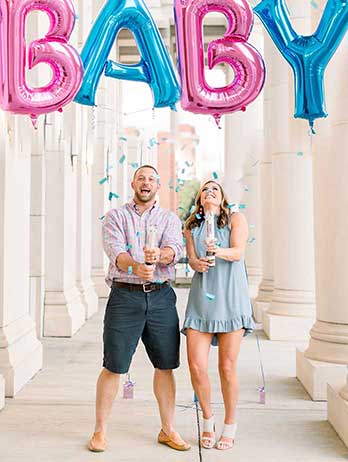 Baby gender reveal