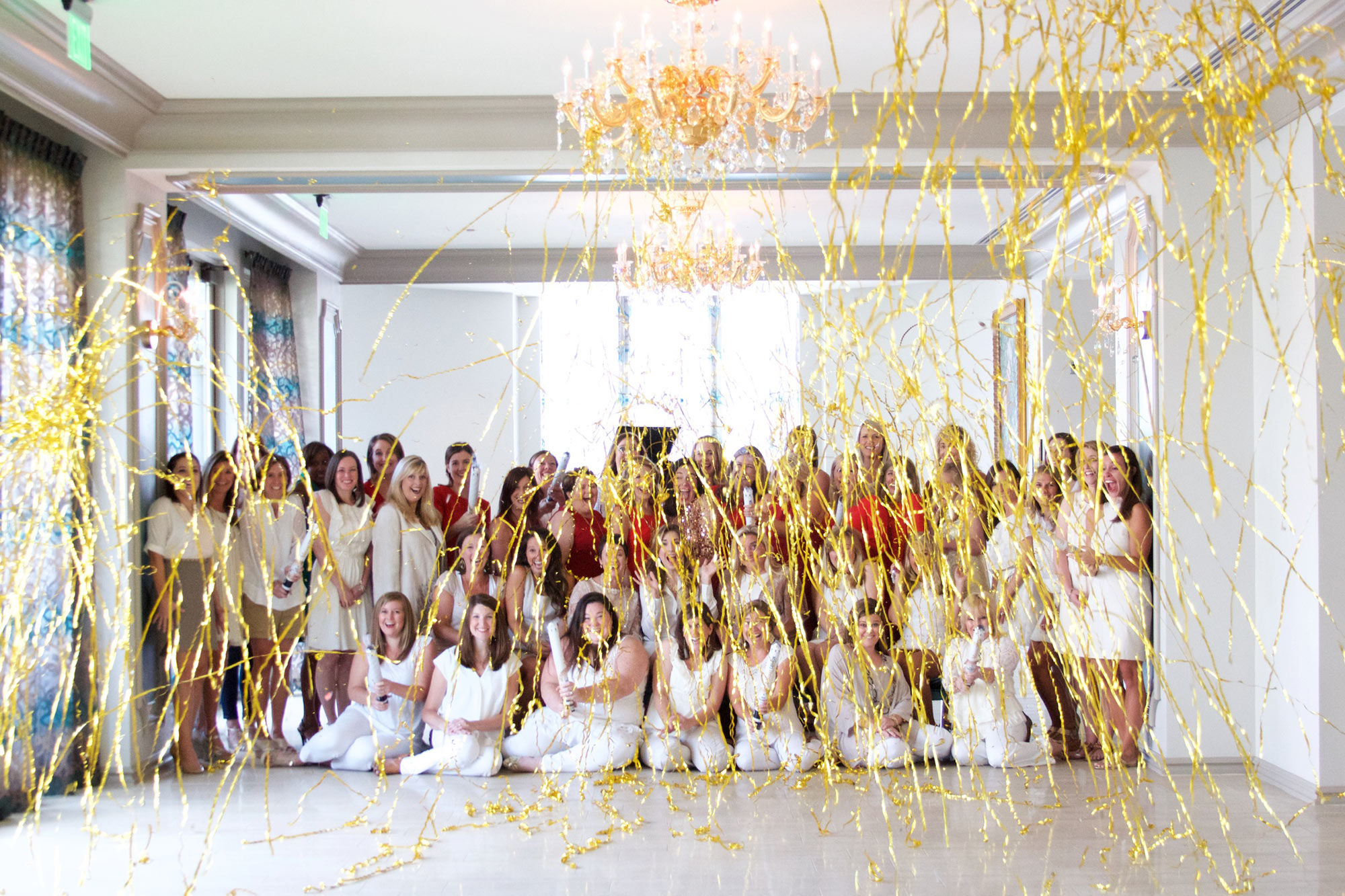 Gold Metallic Streamer Cannon Superior Celebrations