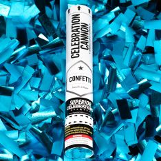 Blue Confetti Cannon