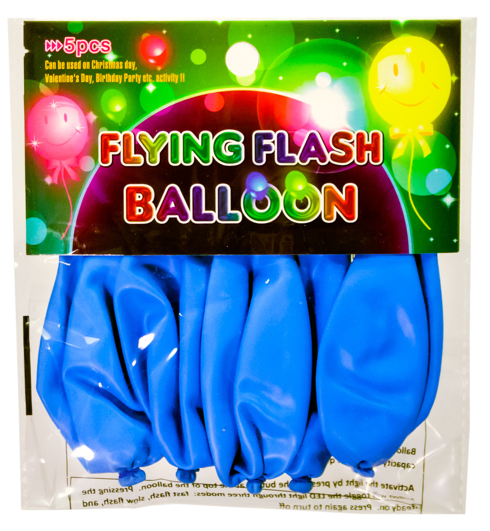 Blue LED Balloons Superior Celebrations