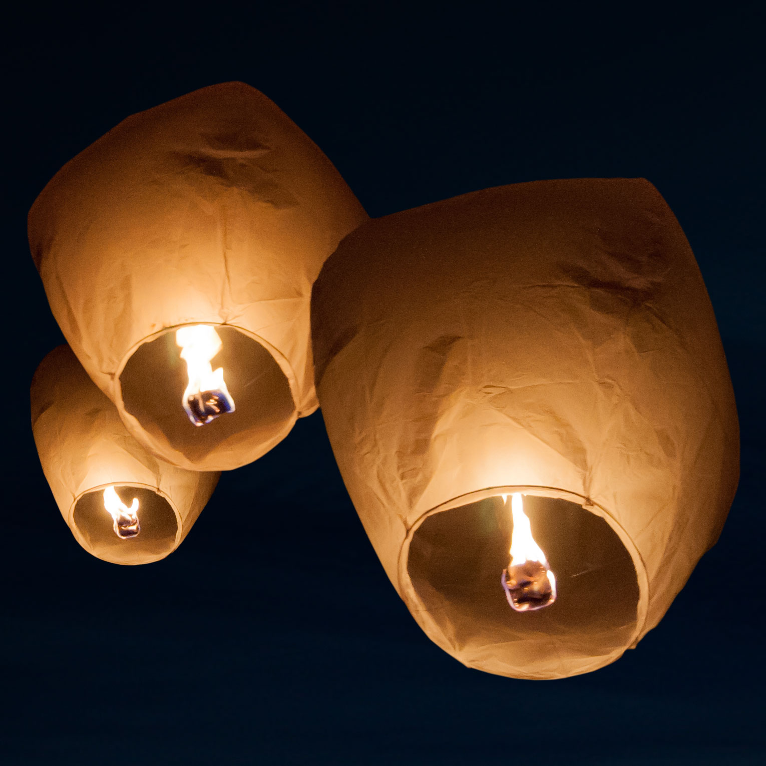 White Sky Lanterns